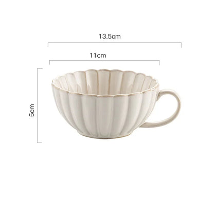 Retro Ceramic Dishes Plates Fish Dish Plates Manual Flower Relief Living Room Dinner Plate Kitchen Fruit Salad Dish Bowl