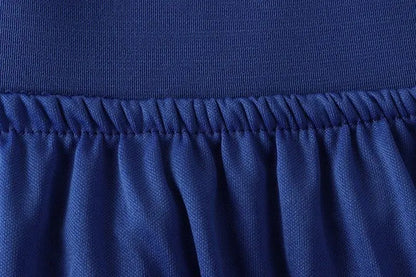 Chamliforve Women Tulle Mesh Skirt Elegant Elastic Waist Fairy Long A-line Tutu Skirt for Spring Summer Long Cake Skirt