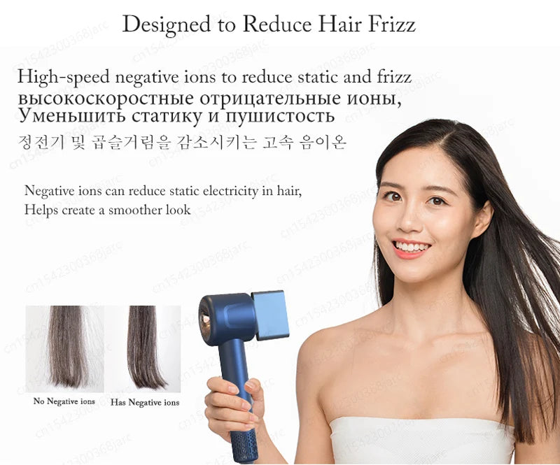 Super Hair Dryer 220V Leafless Hair dryer Personal Hair Care Styling Negative Ion Tool Constant Anion Electric Hair Dryers