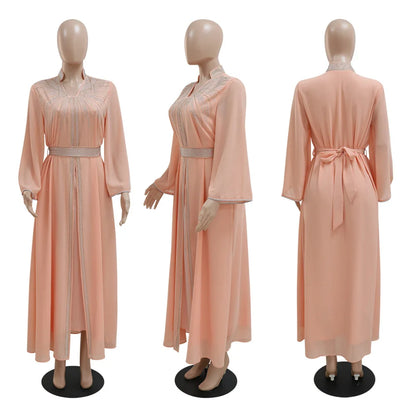 Floral Bedruckte Abaya Arabisch Langes Kleid Frauen Muslimischen Marokkanischen Kaftan Robe Golf Jalabiya Dubai Islam Türkei Kleider Ramadan Kleid