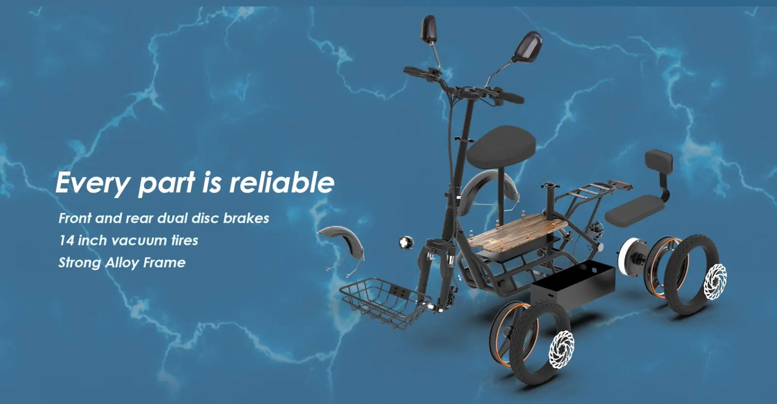 KuKirin C1 Pro Foldable Adult Electric Scooter with Seat E-Scooter 45 km/h Electric Kick Scooter 500W Skateboards Kickboard.