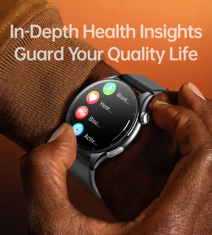 2025 New NFC  Health MonitorUric Acid Blood Pressure Blood oxygen Body Analysis Smart Watch ECG+PPG Clock Smartwatch Men lady.
