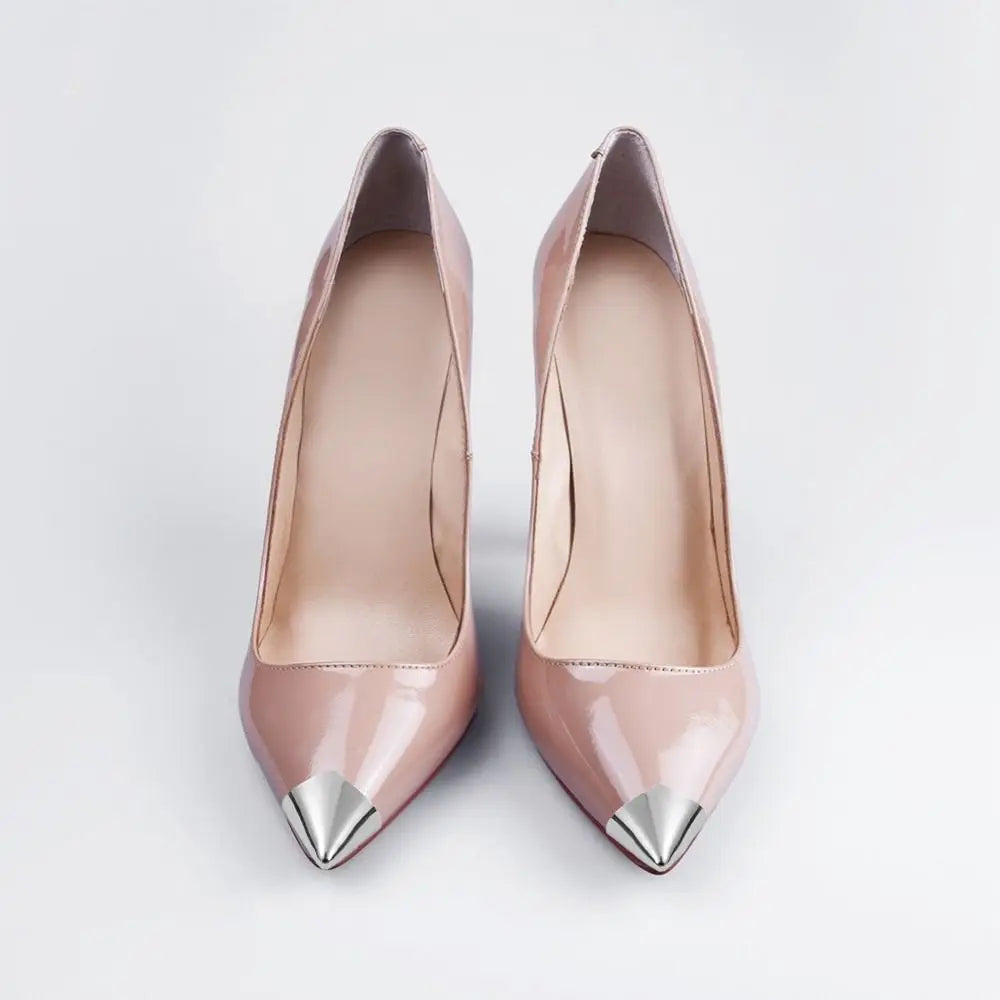 1 Pairs Metal High Heels Tip Cap Women Shoe Pointed Protector Elegant Shoe Repair Accessories Anti Wear Shoe Clips for Ladies.