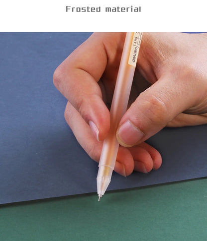 Deli 12 Teile/satz Gel Stift Schule Stifte Set Stift 0,5 MM Farbe Tinte Schreibwaren Student LieferungenWasser-basierte Stift Schreiben malerei Werkzeuge.