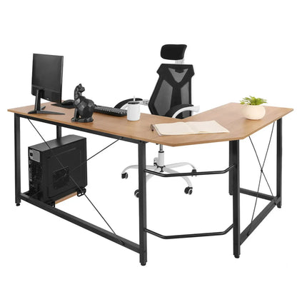 L-förmiger Schreibtisch Computer Ecke Schreibtisch Home Gaming Schreiben Studie Workstation Tisch
