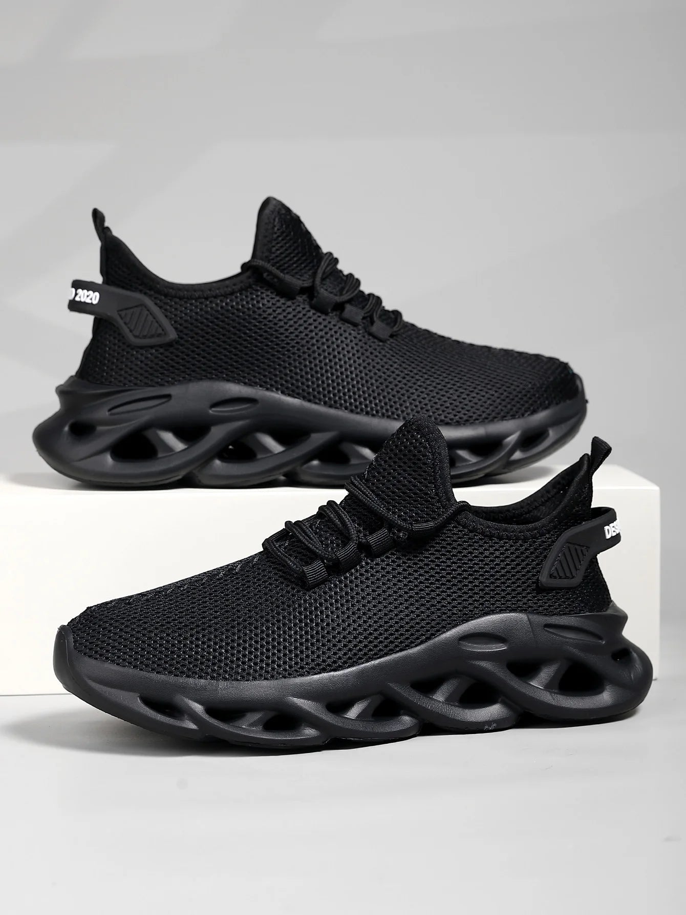 Männer Sport Laufen Schwarz Jogging Schuhe Casual Turnschuhe Braun Outdoor Atmungsaktive Mesh Frauen Licht Stoßdämpfung Schwarz Tennis.