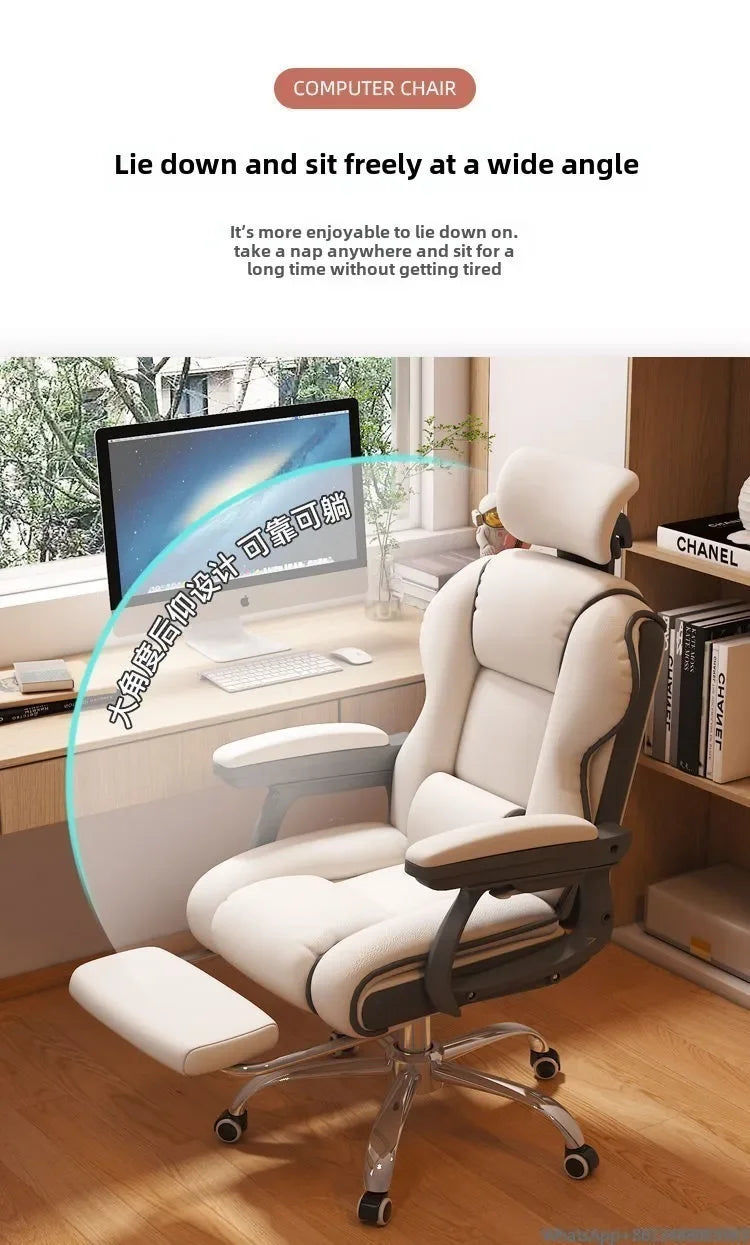 Bequemer Büro-Computerstuhl, universitätsschlafsaal, Schlafzimmer, Wohnzimmer, Spiel, Live-Streaming-Stuhl mit verstellbarer Rückenlehne