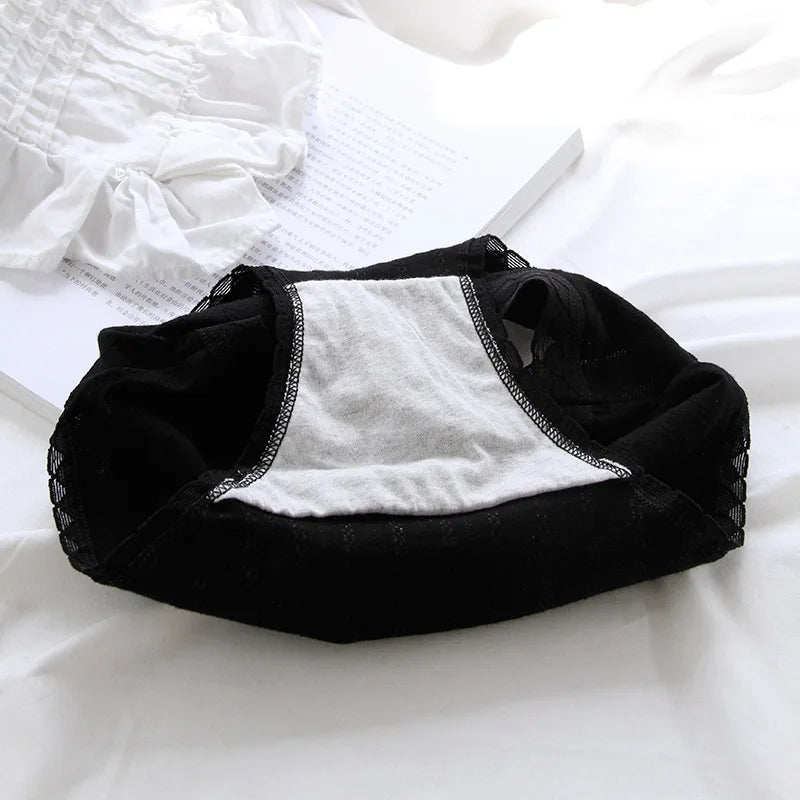 Cotton Women's Sexy Panties Black Underwear Girls Briefs For Ladies Shorts Soft Breathable Lingerie Intimates Underpant 5Pcs/Set.