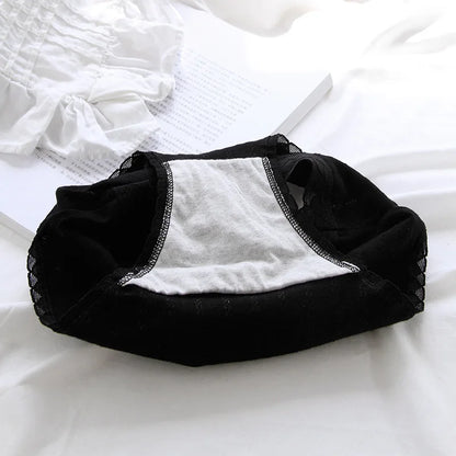 Cotton Women's Sexy Panties Black Underwear Girls Briefs For Ladies Shorts Soft Breathable Lingerie Intimates Underpant 5Pcs/Set.