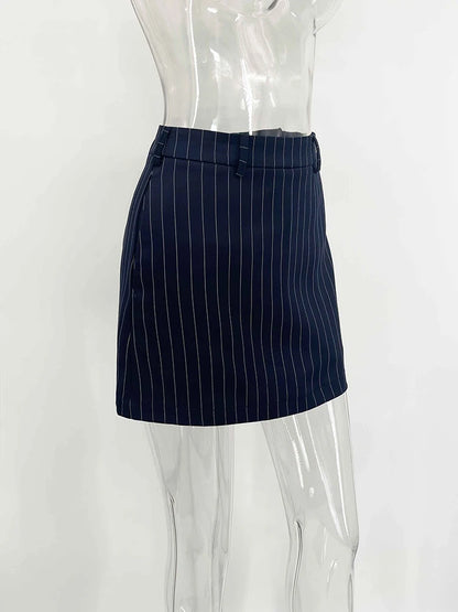 TARUXY Gestreiften Druck V-ausschnitt Band Anzug Mantel Für Frauen Langarm Tasten Büro Dame Top Elegante Weibliche Neue Blazer Outwear.