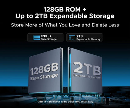 DOOGEE U11 Android 15 Tablet 11 Ultra-clear 90Hz Display 4GB RAM 128GB ROM 8580mAh Battery Dual Speaker Supports Widevine L1