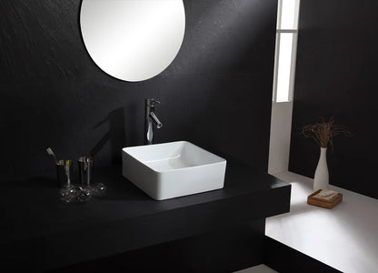 Weiße Waschbecken Licht Luxus Bad Armaturen quadratisches Waschbecken nach Hause runde Küchen spüle Toilette Waschbecken