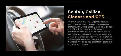 HOTWAV R10 Pro Rugged Tablet Android 14 10.1'' HD+ 13MP Camera Pad 10800mAh Battery 8GB 256GB 8-core OTG Charging Tablet PC