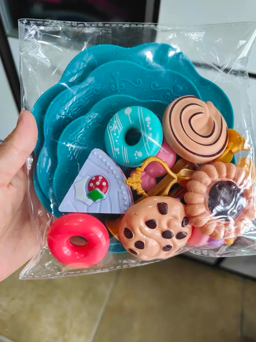 Kids Tea Party Set For Little Girls Mermaid Gift Pretend Toy Tin Tea Set Princess Tea Time Kitchen Pretend Play Tea Set Gift