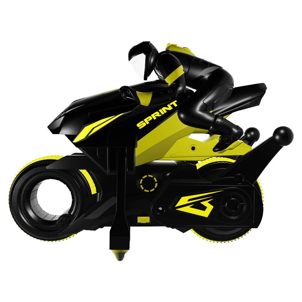 New Stunt Motorcycle 360 ° Rotation Remote Control Car High-Speed Drift Rc Racing Boy Toy Car Model Christmas Halloween Gift