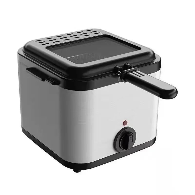 2.5L Electric Deep Fryer Large Capacity Oil Oven Countertop Commercial Fryer for Street Vendors Fried Chicken Fries Pot EU/US.