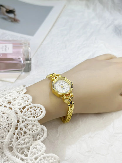 Luxury Famous Brand Oval Dial Women Watch Fashion Small Thin Gold Bracele Quartz Wristwatch Clock Gift Dropshipping Montre Femme