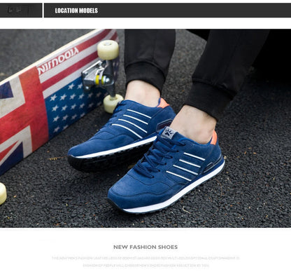 Brand Sneakers Men Outdoor Running Shoes High Quality Lace-Up Men Casual Shoes Fashion Comfortable Walking Shoes Tenis Hombres.