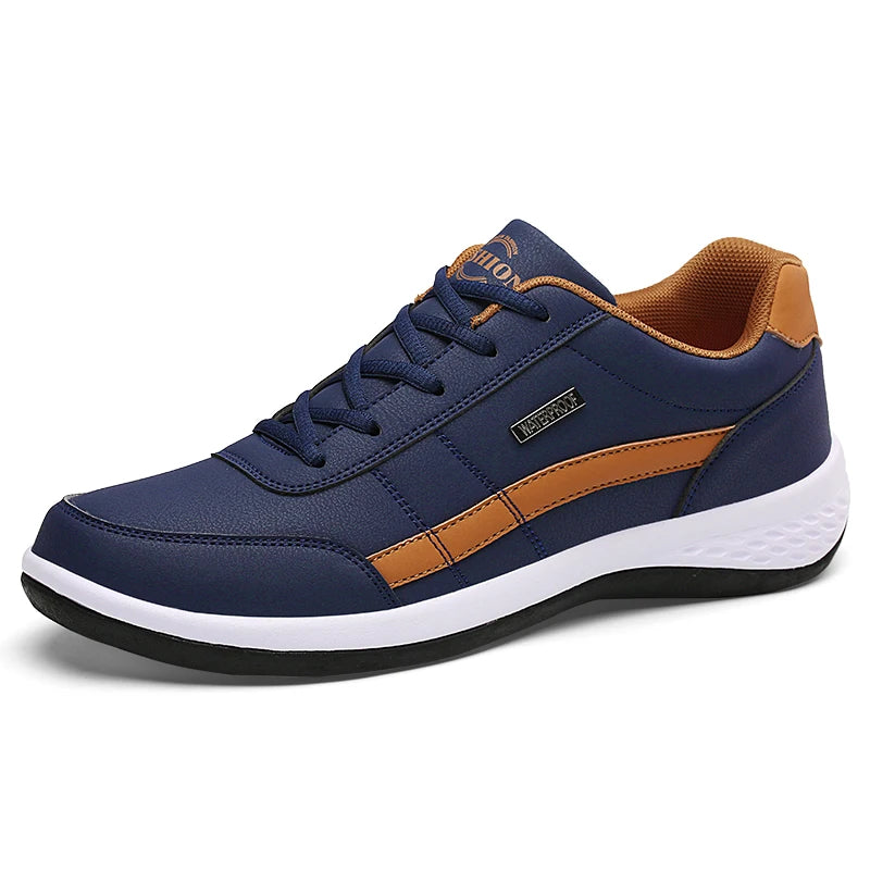 Pu Leder Männer Schuhe Turnschuhe Trend Casual Atmungsaktive Freizeit Männlichen Turnschuhe Nicht-Slip Schuhe Vulkanisierte Schuhe Tenis Masculino