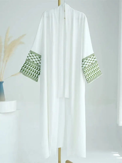 Butterfly Embroidered Open Kimono Abaya Dubai Luxury 2024 Islam Muslim Kaftan Modest Dress Kebaya Damen Robe Abayas For Women