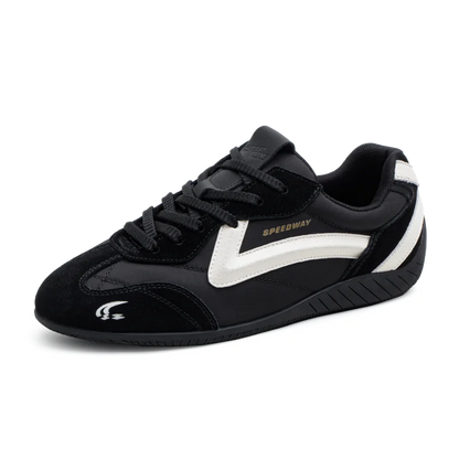 Maden Unisex Summer Vintage Patchwork Racing Shoes Breathable German Trainers Sneakers Thin Sole Casual Lace-Up Sporty Shoes