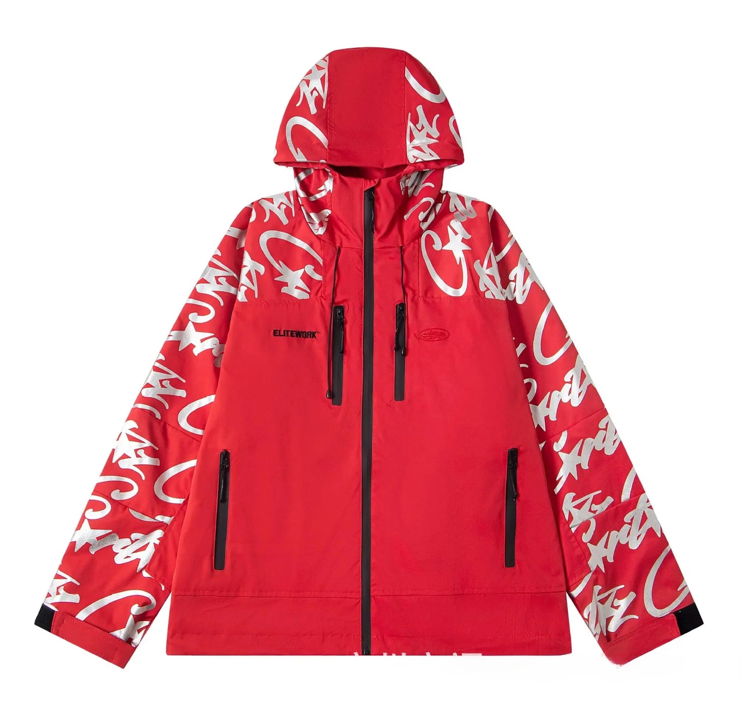 Cort winddichte, wasserdichte, reflektierende Jacke, Street-Style-Herren-Oberbekleidung, neue Ankunft, modischer Promi-geprüfter Mantel.