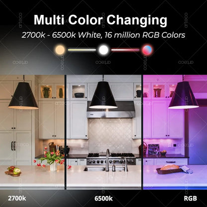 EWelink E27 E14 GU10 Smart Bulb WiFi Zigbee, dimmbare LED-Glühbirne RGB CW-Lampe funktioniert mit Alexa Amazon Google Home Yandex Alice.