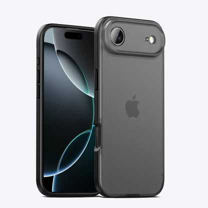 KEYSION Transparent Matte Case for iPhone 17 Air Translucent Soft Silicone+PC Shockproof Phone Back Cover for iPhone 17 Air 2025.