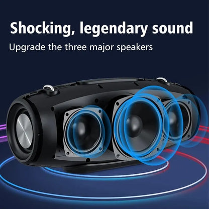 ZEALOT-S67 60W Portable Bluetooth Speaker Outdoor Party Speaker Big Loud Speaker Excellent Bass Performace 3D Speaker.