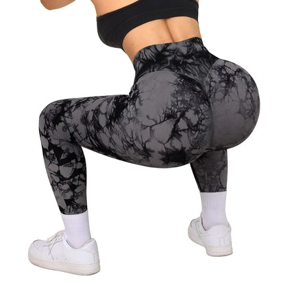 Tie Dye Fitness Legging Frau Push-Up Workout Sport Leggings Frauen Scrunch Butt Weibliche Outfit Gym Nahtlose Legging Hosen.