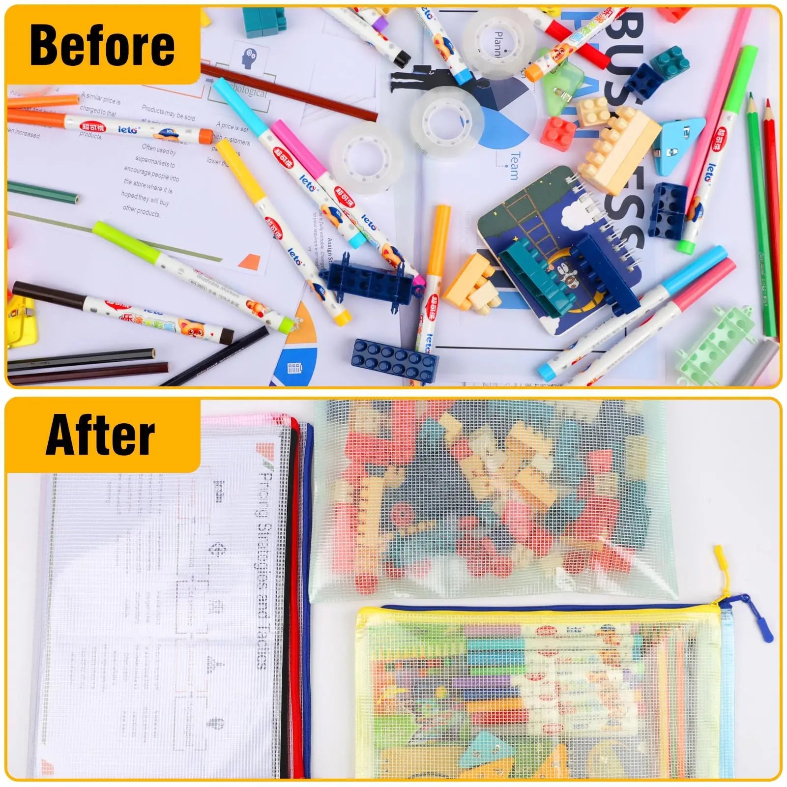 Zipper Documents Bag A4/A5 Plastic Folders A3 Transparent Waterproo File Organize Storage Bag School Office Stationery Supplies.