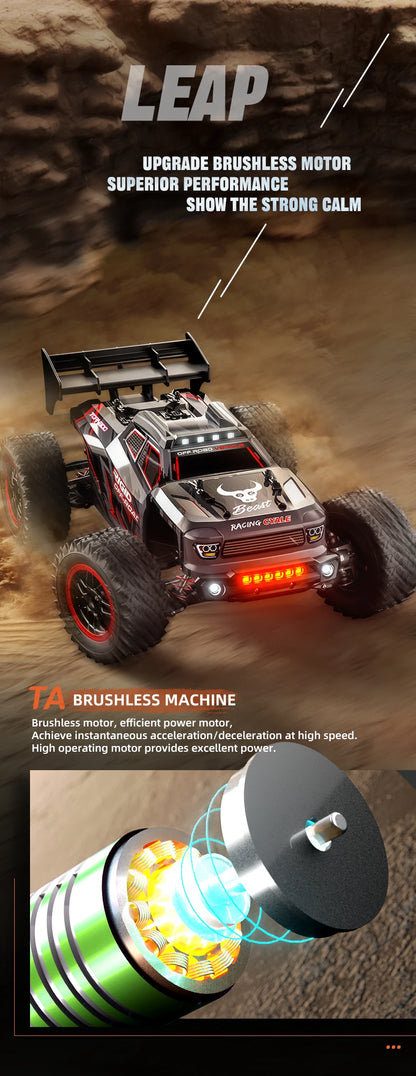 ZLL SG316 MAX 1:16 High Speed Drift Racing Car 80KM/H Brushless Motor 4WD RC Off Road Car Monster Trucks Toys for For Kids Gifts.