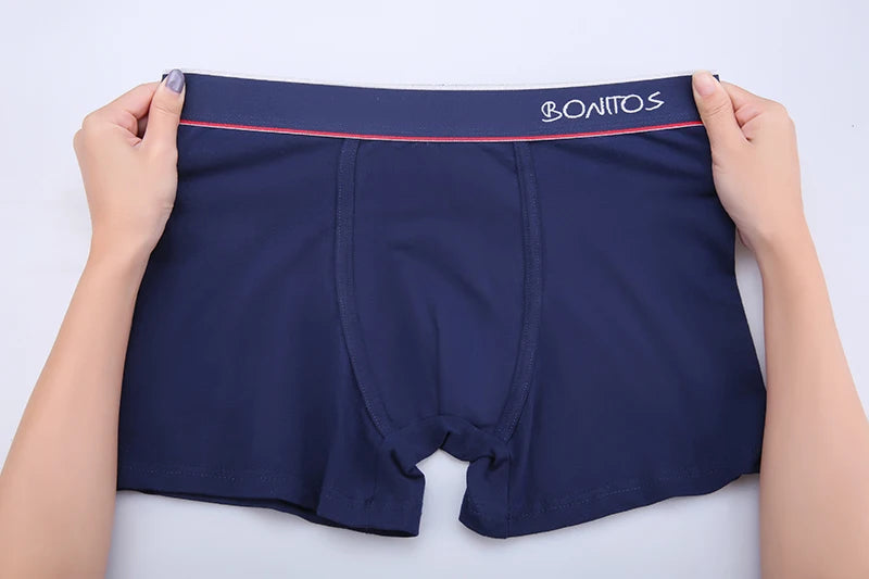 4 stücke Boxer Shorts Schlüpfer der Männer Homme Unterhose Boxershorts Unterwäsche für Mann Baumwolle Männliche Paar Sexy Set Calecon Lot weiche Box