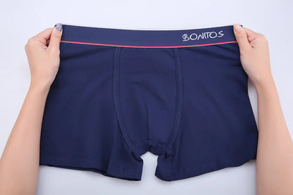 4 stücke Boxer Shorts Schlüpfer der Männer Homme Unterhose Boxershorts Unterwäsche für Mann Baumwolle Männliche Paar Sexy Set Calecon Lot weiche Box