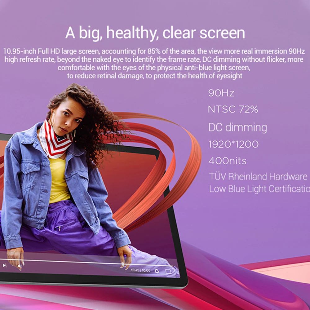 Lenovo Tab M11 10.95 Inch MediaTek Helio G88 Octa-Core 8GB+128GB 1920x1200px WIFI Version Tablet 7040mAh 90Hz 400nits Tablet.
