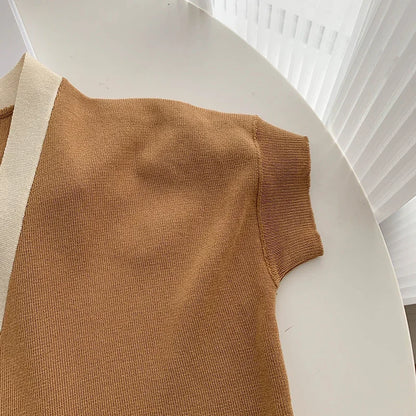 Fashion Knitted 2 Pieces Sets Women V-Neck Single Breasted Cardigan+High Waist Wide Leg Long Pants 2024 New Solid Sweater Suits.