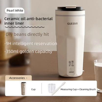 350ml Mini Soy Milk Machine Electric Juicer Blender Multifunctional Wall Breaking Machine Soybean Milk Maker Breakfast Machine