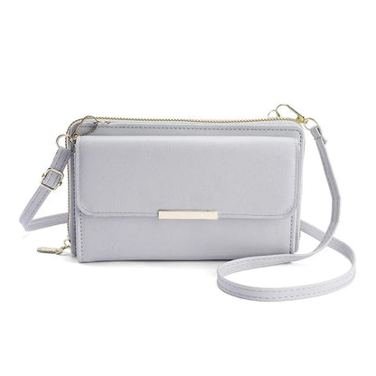 Fashion Women Luxury Leather Single Shoulder Bags Ladies Large Capacity Crossbody Mobile Phone Purse Female Messenger Wallet