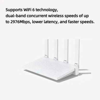 Xiaomi Router AX3000T 2.4G 5G Mesh Technology WiFi 6 Efficient Wall Penetration Children Online Protection WiFi Router Repeater.