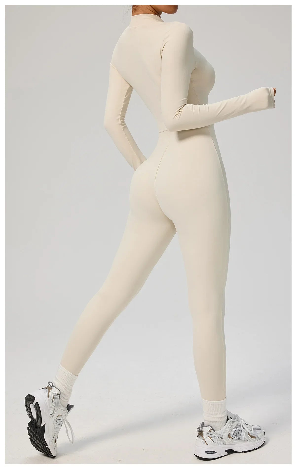 Tianyi High-Intensity Fitness Long-Sleeve Yoga Bodysuit Sensation Tight-Fitting Sportswear for Women Made in China