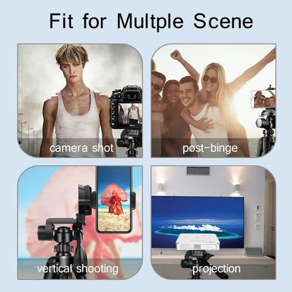 Phone Travel Self Tripod  Aluminum Tall 55” 140CM Stand With Quick Plates Mount Pan Head For Canon Nikon DSLR SLR Digital Camera.