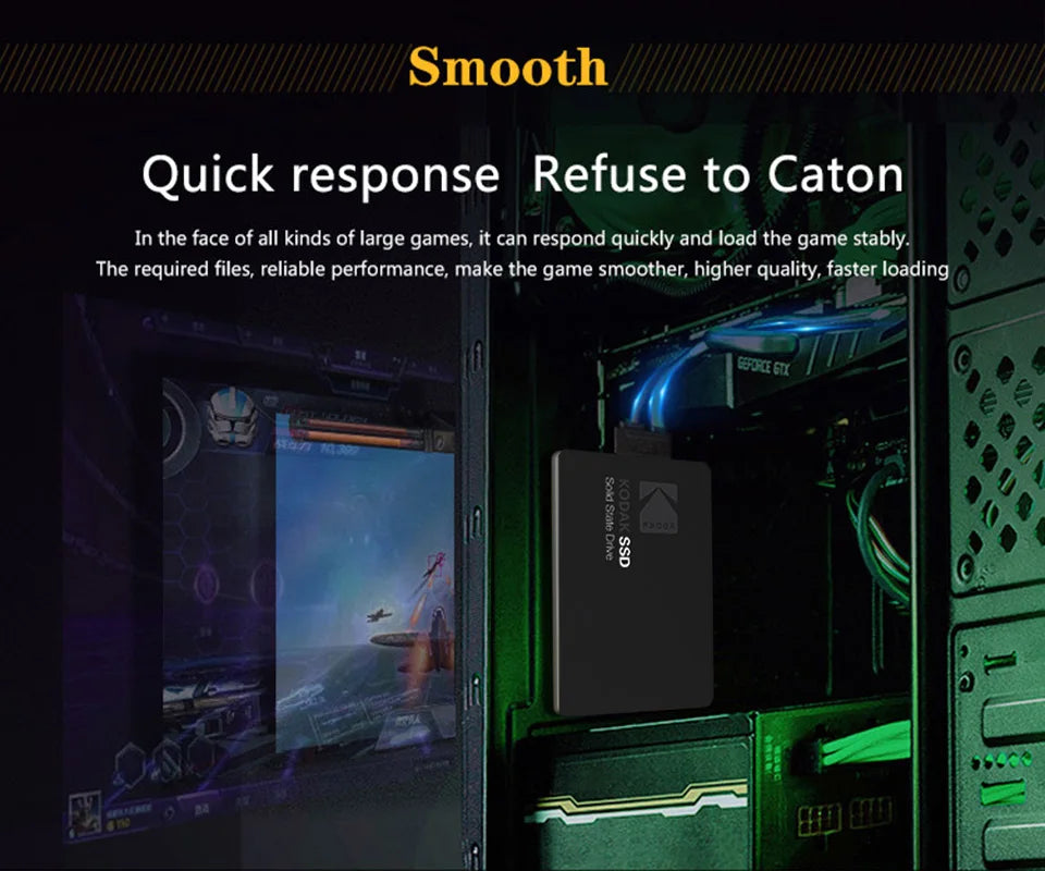 Kodak X120 PRO SSD Drive HDD 2.5 Hard Disk SSD 120GB 1TB 512GB 128GB 256GB HD SATA Disk Internal Hard Drive for Laptop Computer.