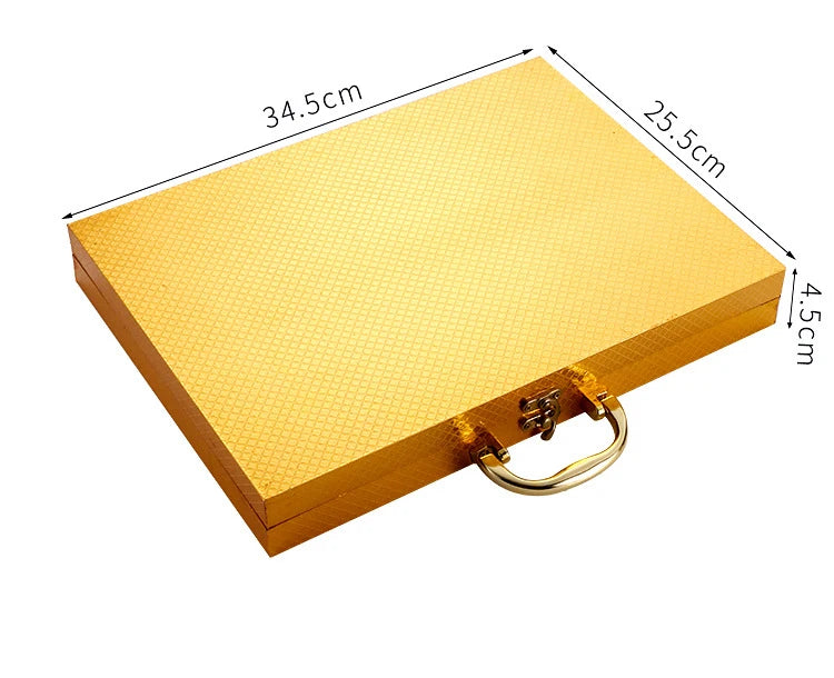 Golden Stainless Steel Cutlery Set Royal European Spoon Fork Complete Tableware Retro Design Dishwasher Safe Elegant Flatware.