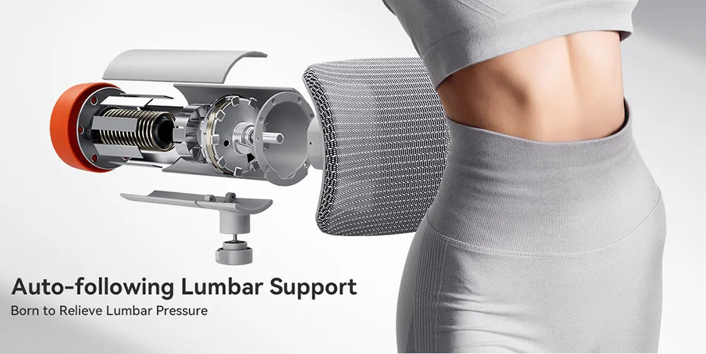 NEWTRAL NT002 Ergonomischer Stuhl, adaptive Untersetzer mit Fußstütze, 4 Rückenlehnen, verstellbare Rückenlehne, Armlehne, Kopfstütze