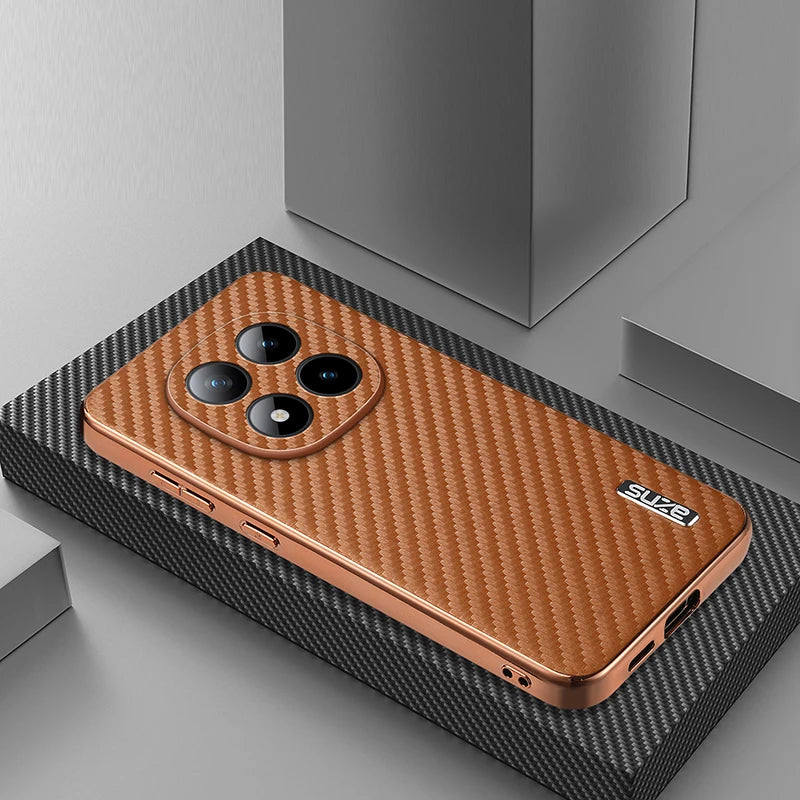 For Xiaomi Redmi Note 15 pro plus Carbon Fiber Phone Case -New Hot Series Mi Note 13/14 pro Plus/15 pro Poco X7/X6/M6 pro Case5G.