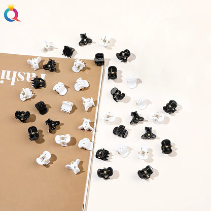 50Pcs Flower Hair Clips Multi color Mini Cute Hair Styling Accessories for Girls and Women Birthday Gifts,10 Colors at Least