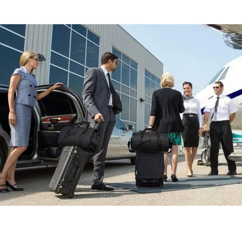 2025 Neue Herren-Business-Reisetasche mit Trocken- und Nasstrennung, große multifunktionale, faltbare Anzug- und Kleidungshandgepäcktasche.