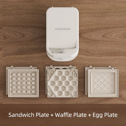 600W Electric Sandwich Maker Waffle Maker Multi-baker Breakfast Machine Toaster Baking Pancake Sandwichera Double Side Heat