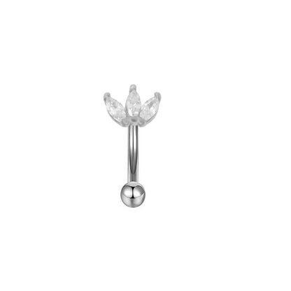 Rook piercing Butterfly Ear Cartilage Eyebrow Tragus Helix Piercing Stud Curved barbell Wholesale Body  Jewelry