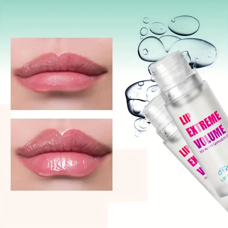 1/2Pcs Ginger And Mint Lip Plumper Oil Radiant,Plumping Lip Volumizing Serum for Smoother,Fuller Lips for Youthful and Sexy Look.